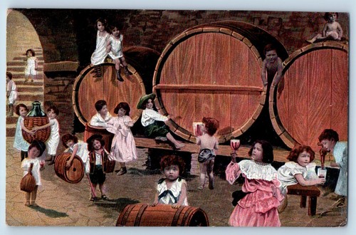 Cartolina bambini cantina