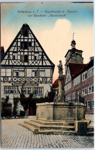 Cartolina kapellenplatz con - cartolina,