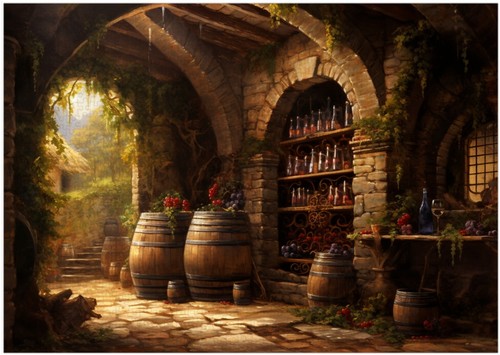 Vecchio puzzle cantina