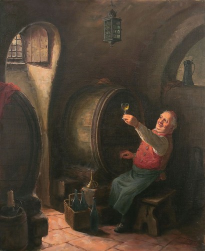 Hans fenger dipinto originale - hans,